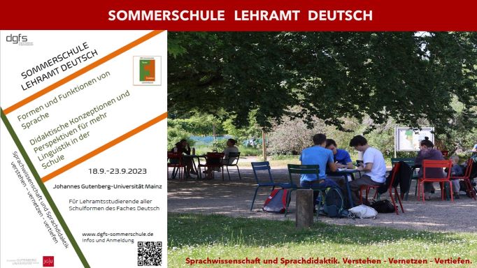 Sommerschule Lehramt Deutsch | Formen und Funktionen von Sprache